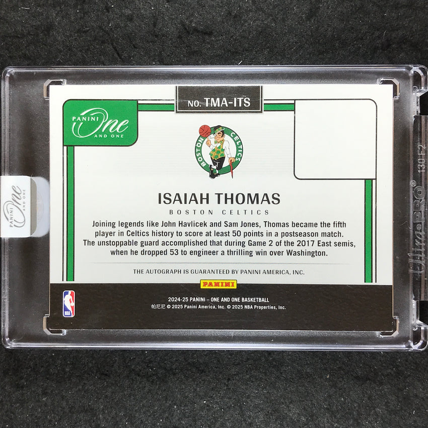 2024-25 One and One ISAIAH THOMAS Timeless Moments Auto Purple 24/35