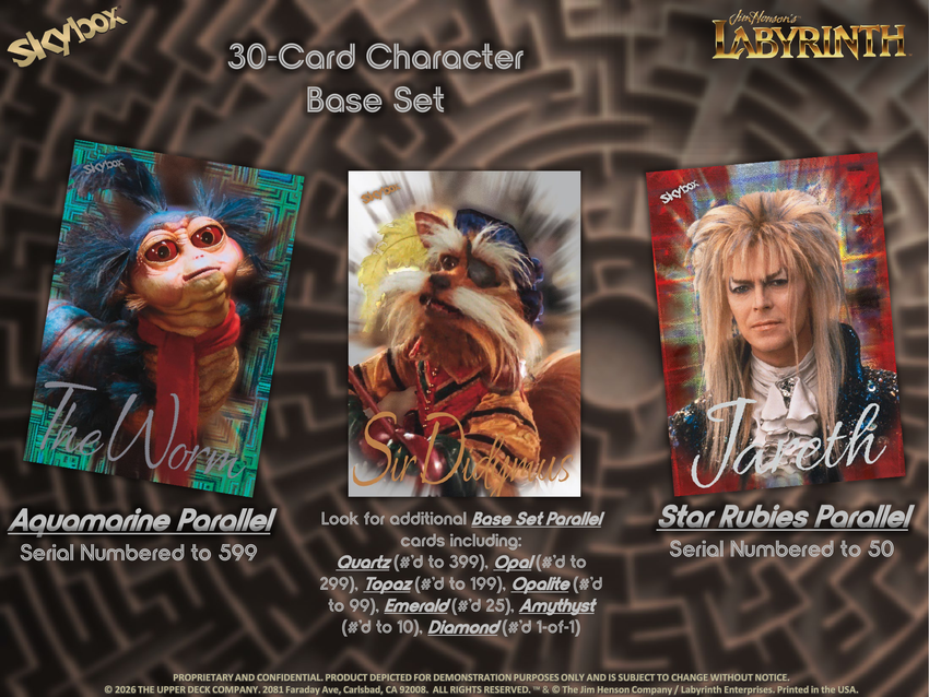 2026 Upper Deck Skybox Labyrinth 40th Anniversary Hobby Box (Pre Order)-Cherry Collectables
