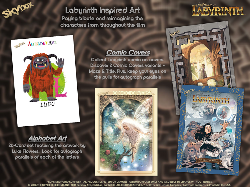 2026 Upper Deck Skybox Labyrinth 40th Anniversary Hobby Box (Pre Order)-Cherry Collectables