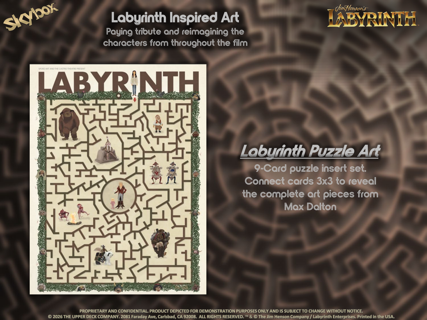 2026 Upper Deck Skybox Labyrinth 40th Anniversary Hobby Box (Pre Order)-Cherry Collectables