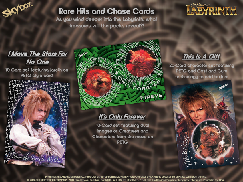 2026 Upper Deck Skybox Labyrinth 40th Anniversary Hobby Box (Pre Order)-Cherry Collectables