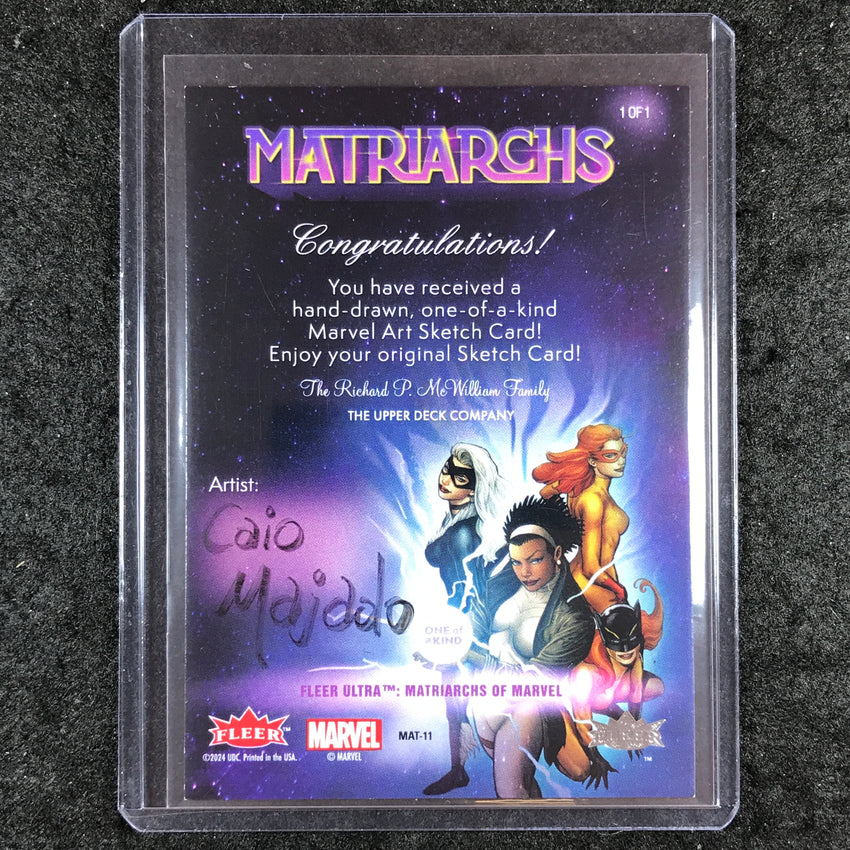 2024 Matriarchs of Marvel JUBILEE Artist Sketch 1/1 CAIO MAJADO