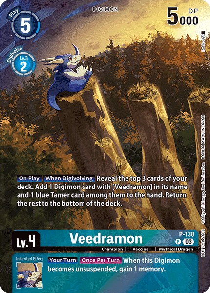 Veedramon P-138 - Update Pack 2024 Box Topper BT17 Secret Crisis