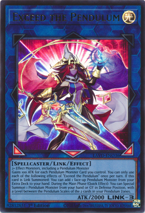 Exceed the Pendulum - (LAVD-ENO36) - Ultra Rare 1st Edition