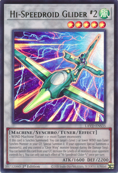 Hi-Speedroid Glider #2 (UR) - (LAVD-ENS35) - Ultra Rare 1st Edition