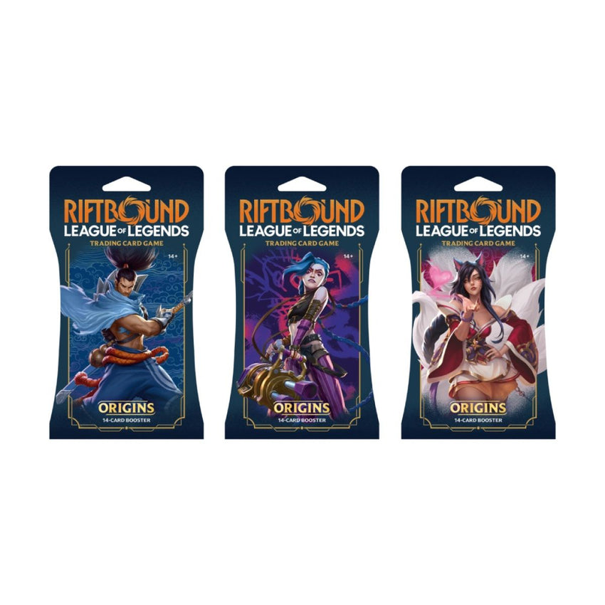 Riftbound: League of Legends TCG - Origins Hanging Booster Pack Cherry Collectables Riftbound: League of Legends TCG - Origins Hanging Booster Pack Cherry Collectables