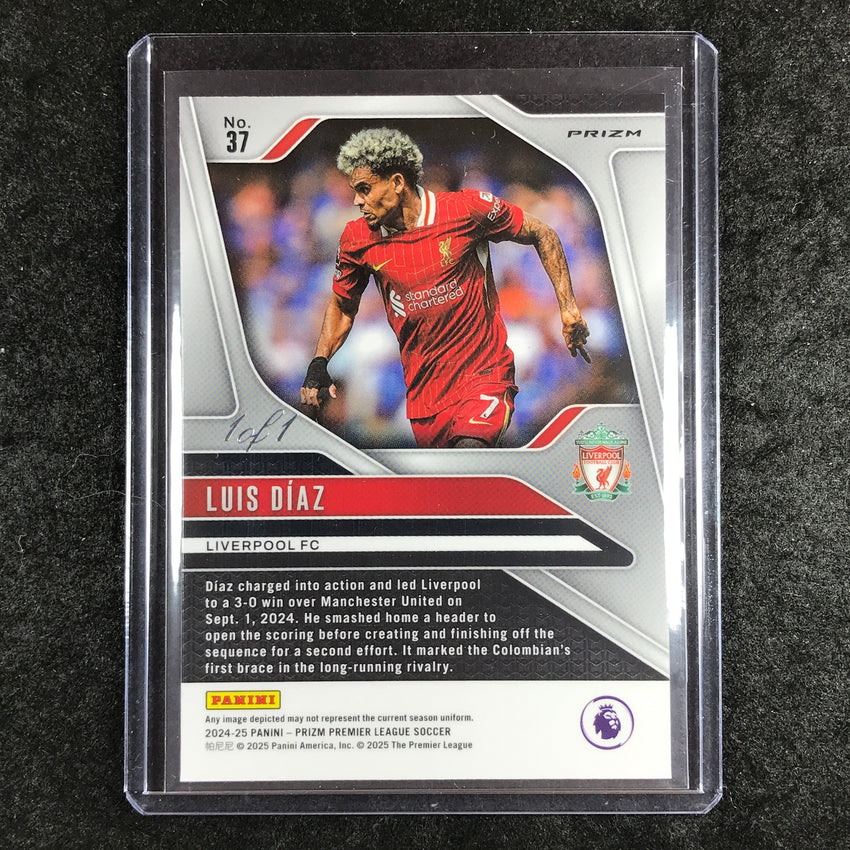 2024-25 Prizm EPL LUIS DIAZ Choice Nebula 1/1 #37
