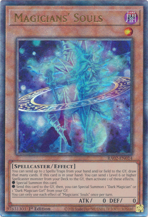 [ULTIMATE RARE] Magicians' Souls - RA02-EN014 - 1st Edition