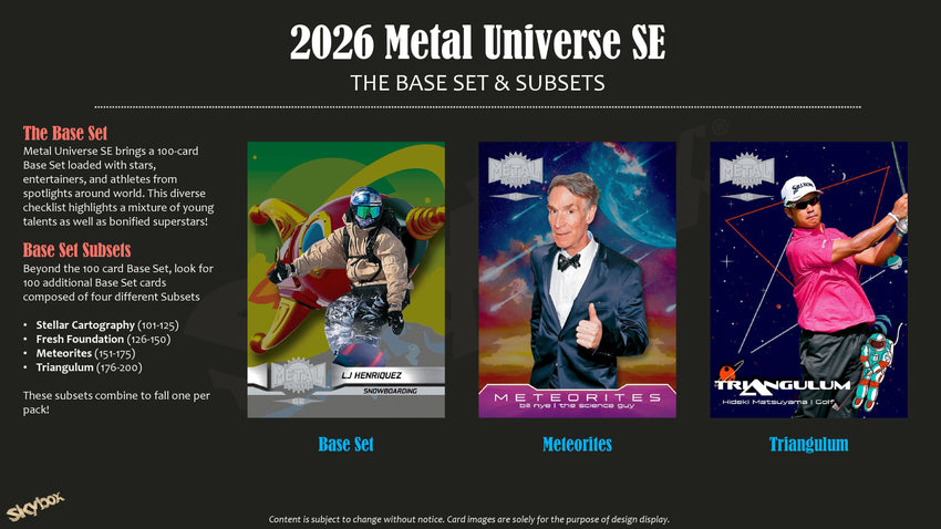 2026 Upper Deck Metal Universe SE Multi-Sport Hobby Box (Pre Order)