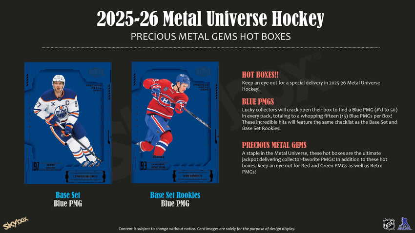 2025-26 Upper Deck Metal Universe Hockey Hobby Box