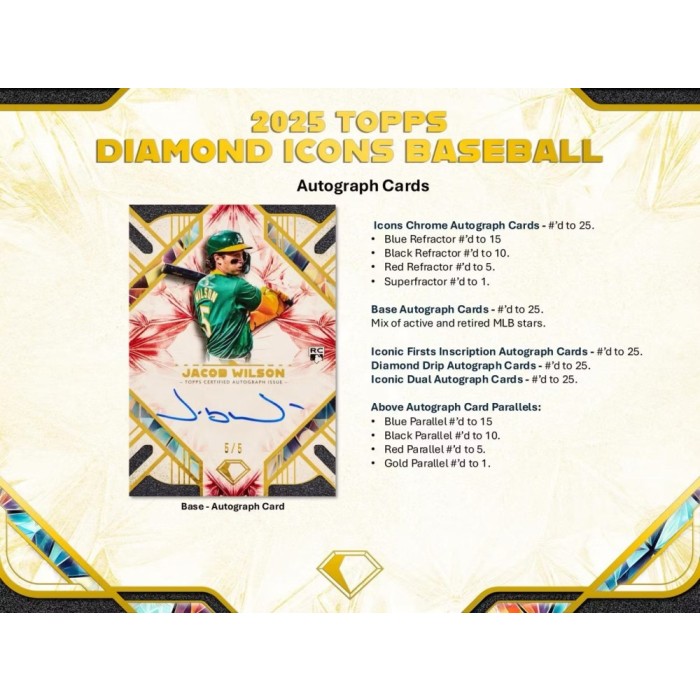 DIAMOND ICONS FILLER - 2025 Baseball 1-Pack Opening #30341 - Random Team - Nov 19 (4pm)