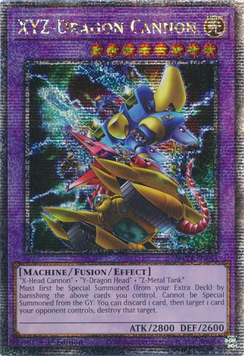 XYZ-Dragon Cannon - MP24-EN011 - Quarter Century Secret Rare 1st