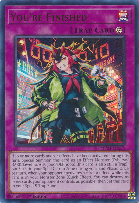 You're Finished - MP24-EN225 - Ultra Rare 1st Edition