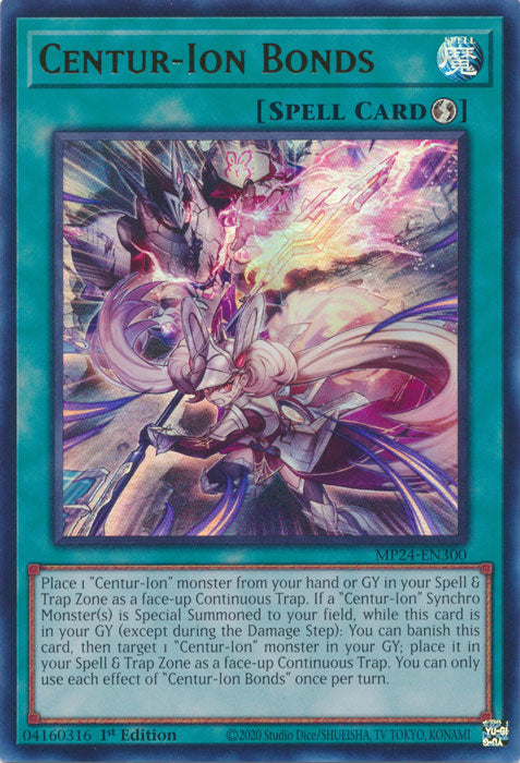 Centur-Ion Bonds - MP24-EN300 - Ultra Rare 1st Edition