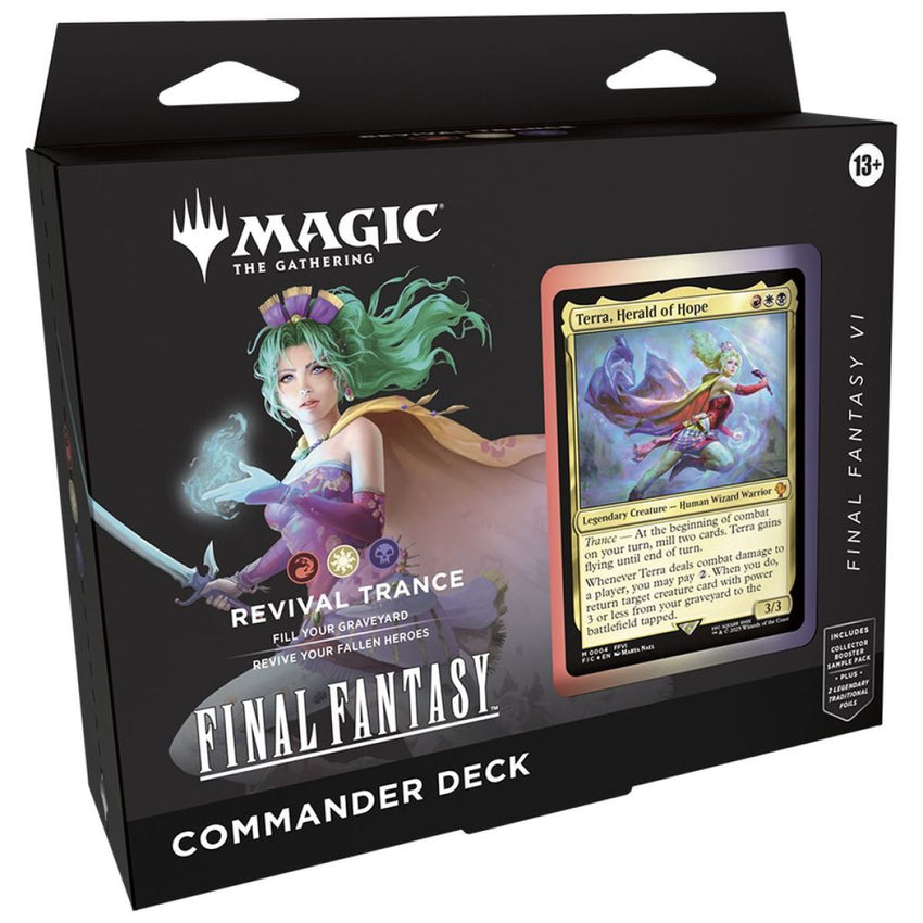 Magic The Gathering - Final Fantasy - Commander 4-Deck Combo Display