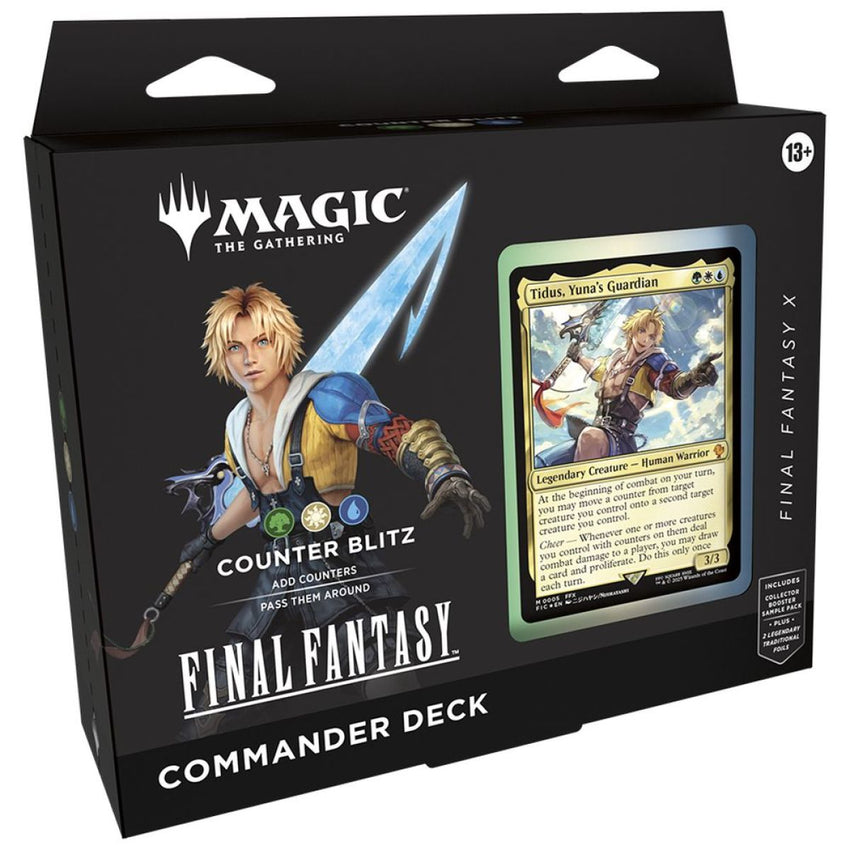 Magic The Gathering - Final Fantasy - Commander 4-Deck Combo Display