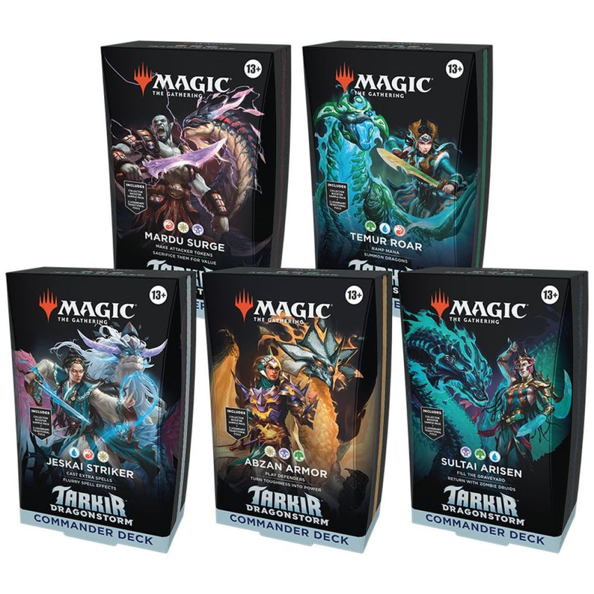 Magic The Gathering - Tarkir: Dragonstorm Commander 5-Deck Combo