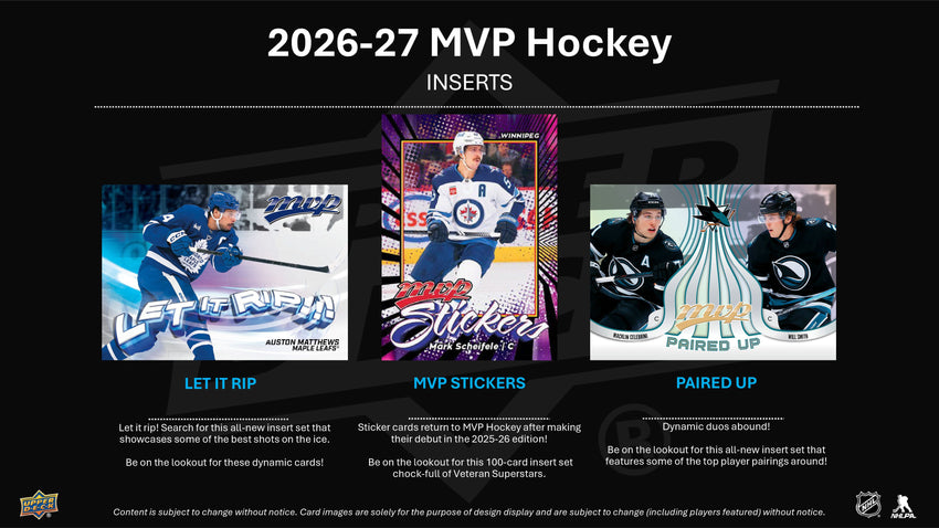 2026-27 Upper Deck MVP Hockey Retail Box