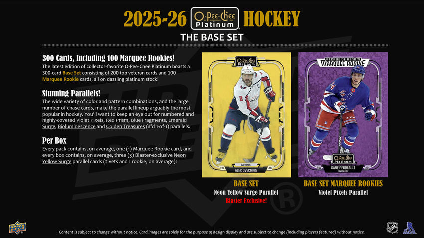 2025-26 Upper Deck O-Pee-Chee Platinum Hockey Blaster Box (Pre Order)