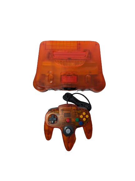 Fire Orange Nintendo 64 Pal Console