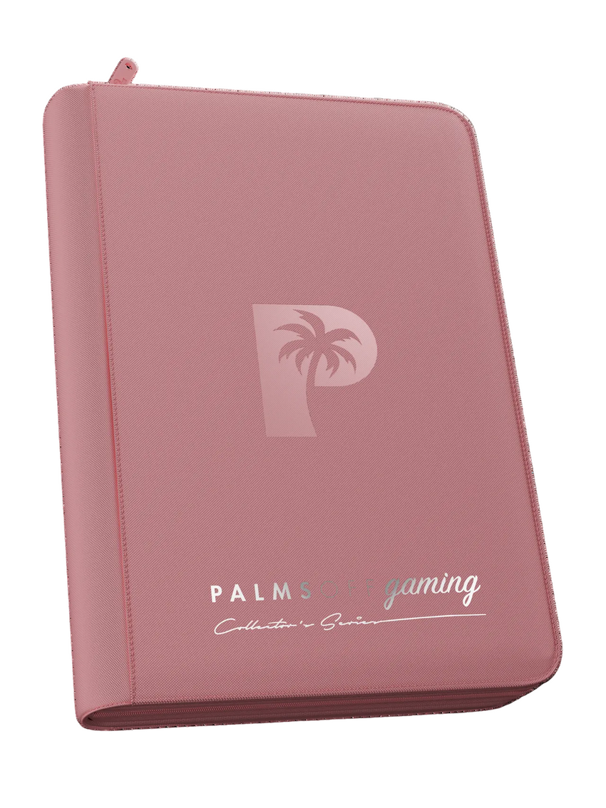 Palms Off Gaming Collectors Series 4 Pocket Zip Binder PINK