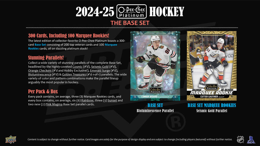 2024-25 Upper Deck O-Pee-Chee Platinum Hockey Hobby Box