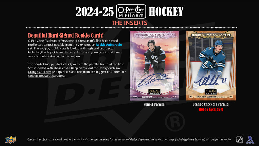 2024-25 Upper Deck O-Pee-Chee Platinum Hockey Hobby Box