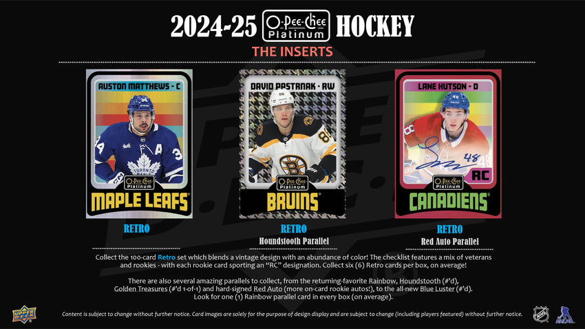 2024-25 Upper Deck O-Pee-Chee Platinum Hockey Hobby Box