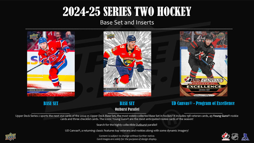 2024-25 Upper Deck Series 2 Hockey 4-Pack Blaster Box