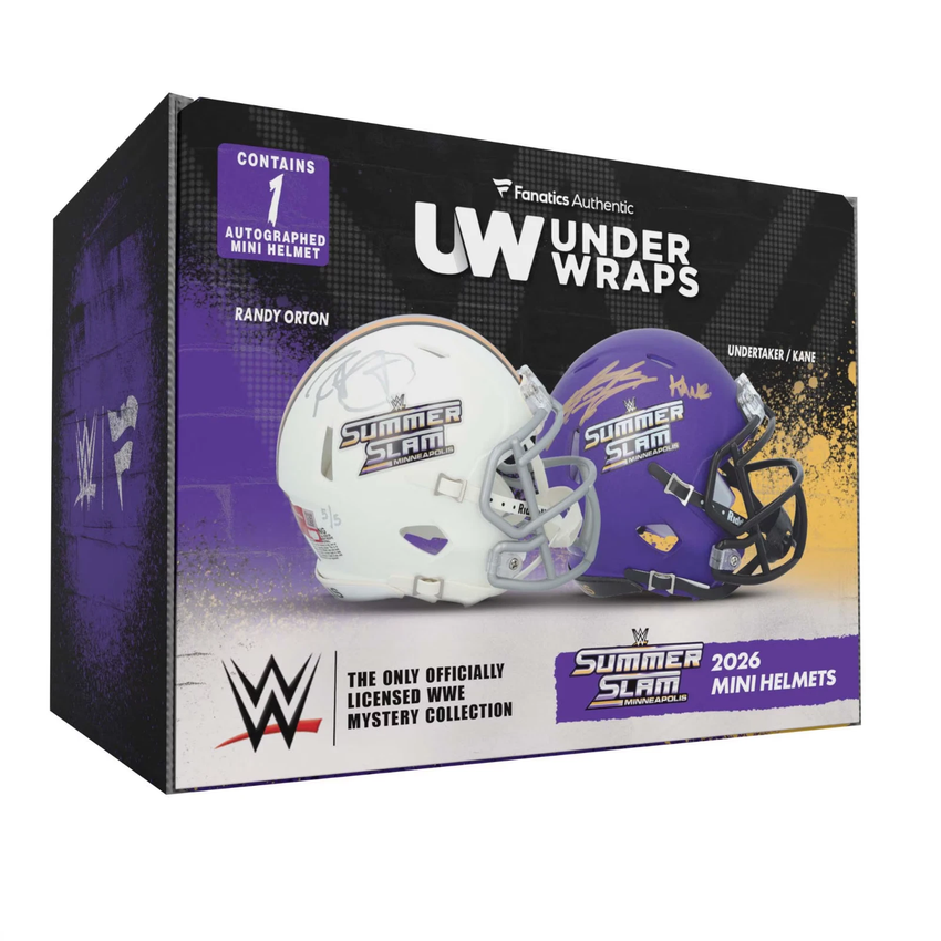 2026 Under Wraps Summerslam WWE Helmets・Signed Helmet 10 Box Case Opening - #33014 (Aug 06 4pm)