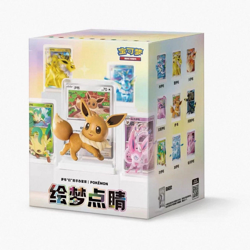 Pokemon TCG - Dream Painting Collection Vol. 3 Eeveelution Figure & Booster Pack
