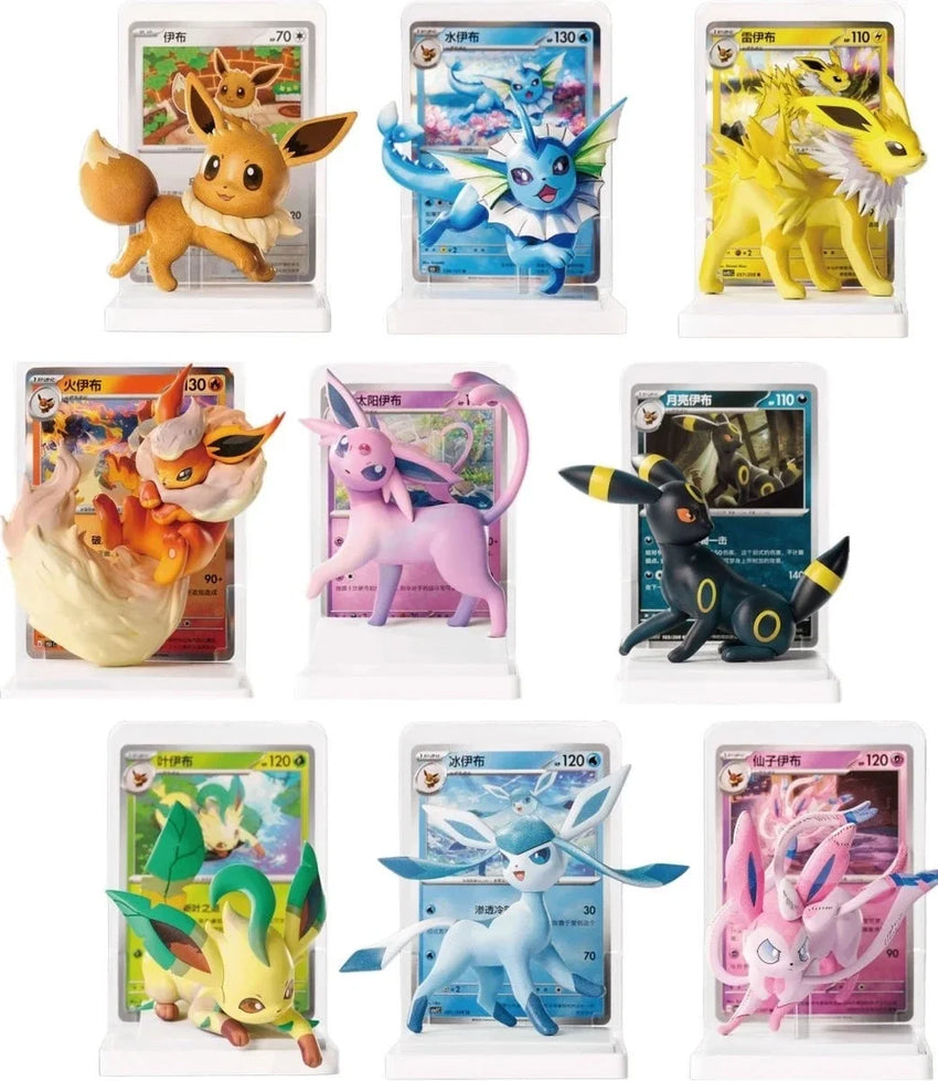 Pokemon TCG - Dream Painting Collection Vol. 3 Eeveelution Figure & Booster Pack