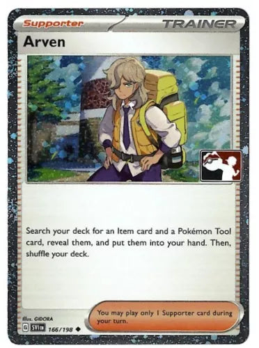 [COSMOS HOLO] Arven - 166/198 - Pokemon Prize Pack Series Promo
