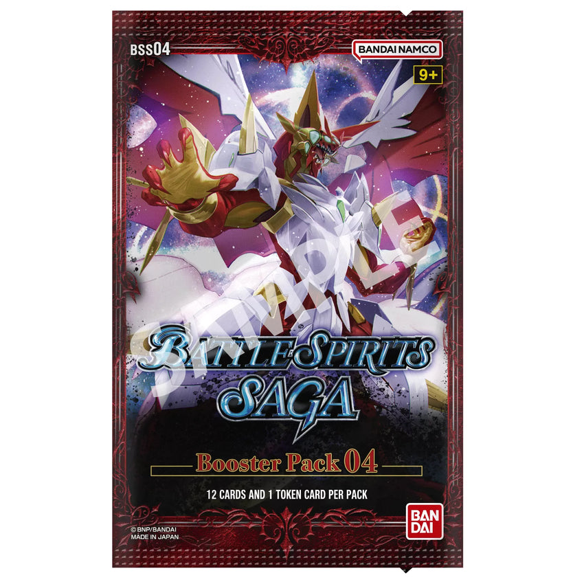 Battle Spirits Saga Card Game Set 04 Bss04 - Savior Of Chaos Booster Pack
