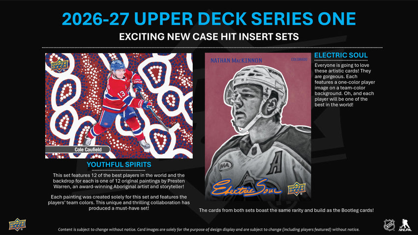 2026-27 Upper Deck Series 1 Hockey Hobby Box (Pre Order)