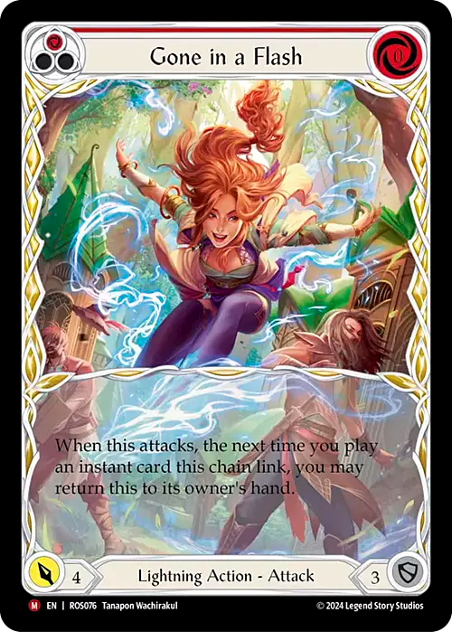 [ EXTENDED ART ] Gone in a Flash  - ROS076 - Majestic - Flesh and Blood Rosetta