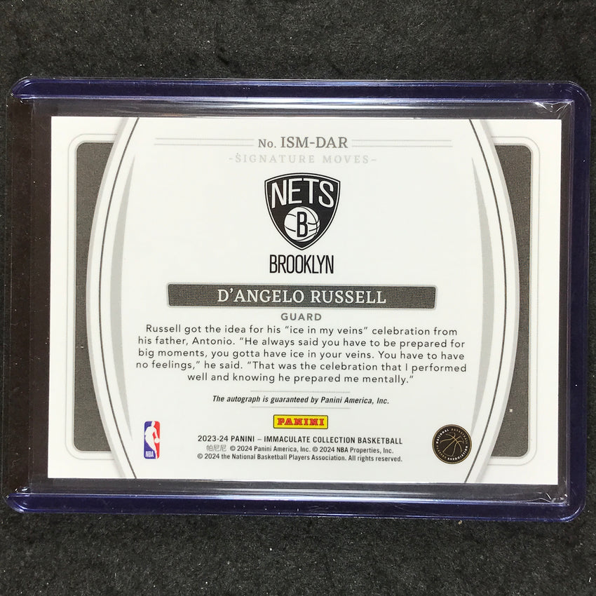 2024-25 Immaculate D'ANGELO RUSSELL Update Signature Moves Auto 21/49