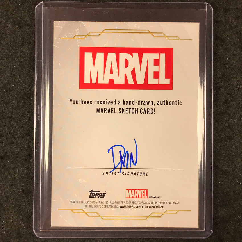 2026 Topps Chrome Marvel Comics SYMBIOTE SPIDER-MAN Artist Sketch 1/1 DMN