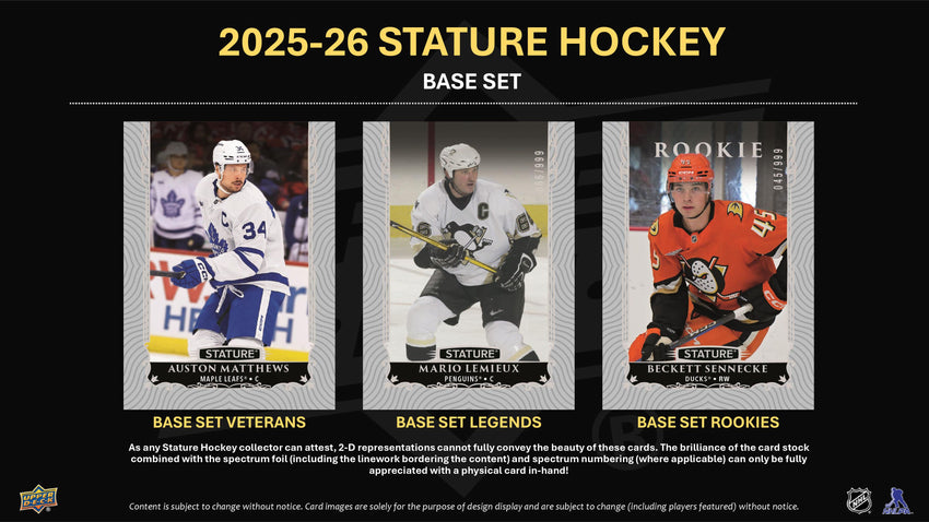 2025-26 Upper Deck Stature Hockey Hobby Box (Pre Order)
