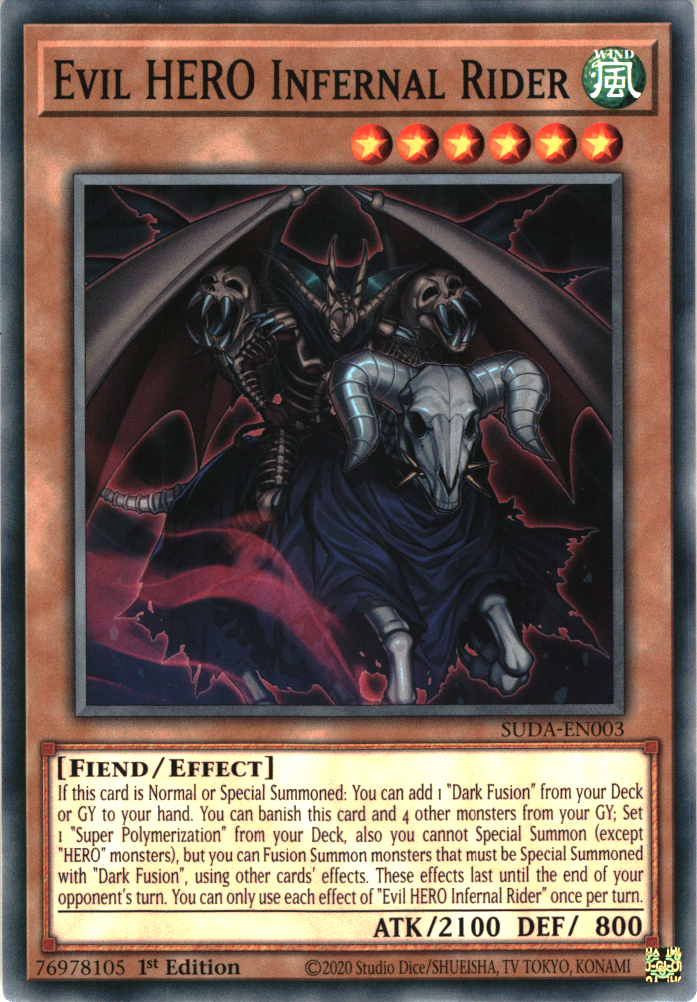 Evil HERO Infernal Rider - SUDA-EN003 - Common