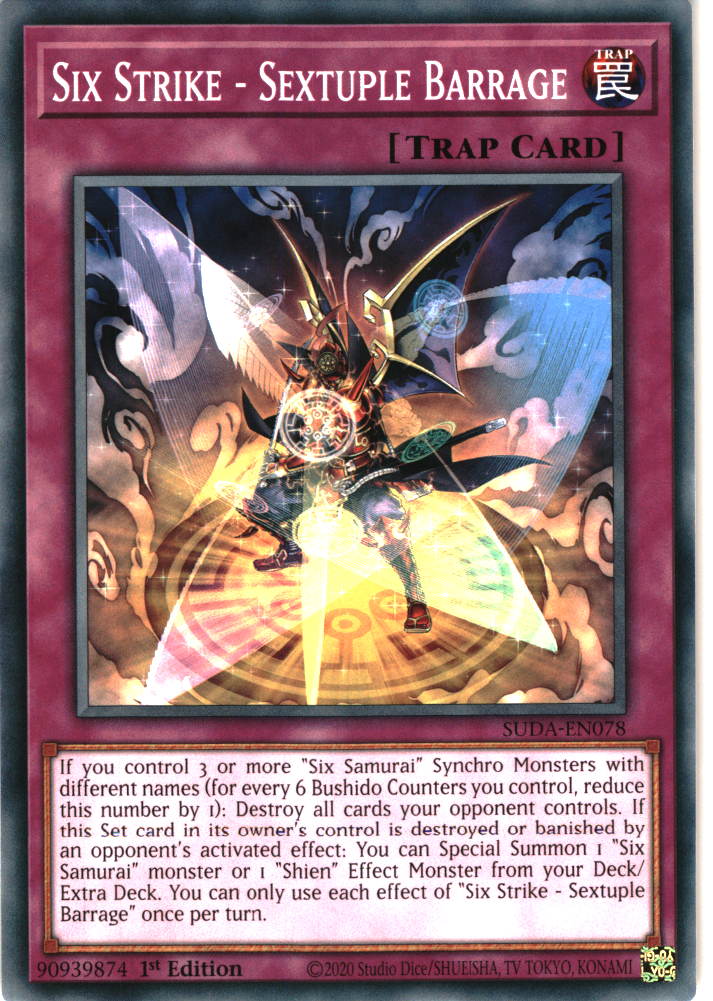 Six Strike - Sextuple Barrage - SUDA-EN078 - Common