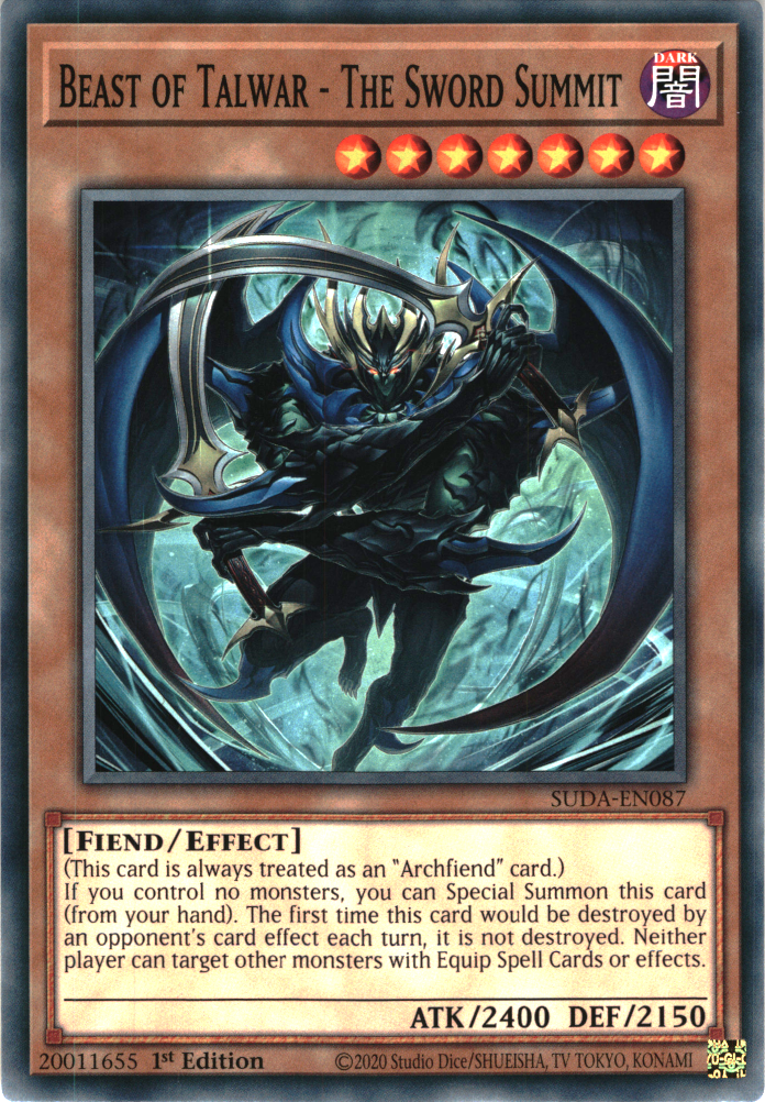 Beast of Talwar - The Sword Summit - SUDA-EN087 - Common