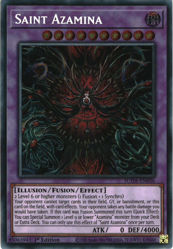 Saint Azamina - SUDA-EN036 - Secret Rare