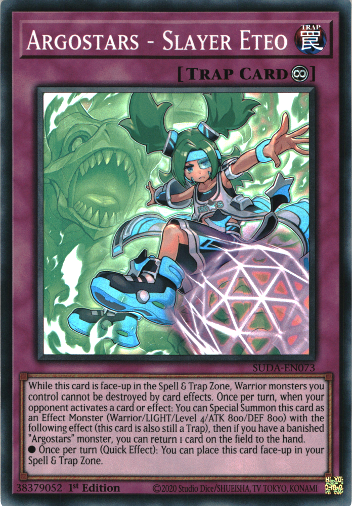 Argostars - Slayer Eteo - SUDA-EN073 - Super Rare