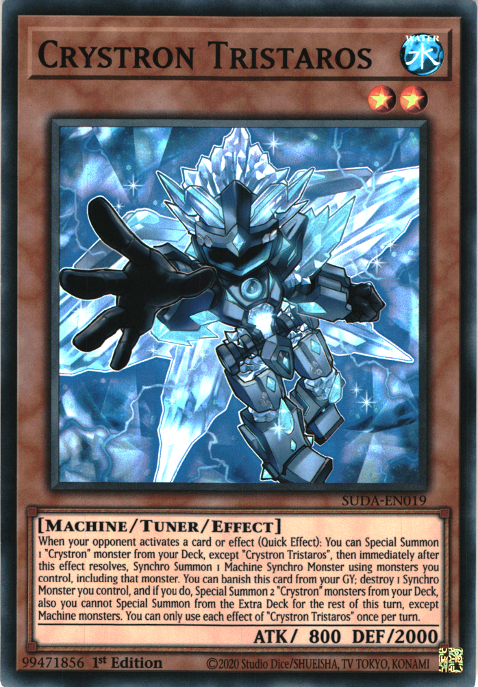 Crystron Tristaros - SUDA-EN019 - Super Rare