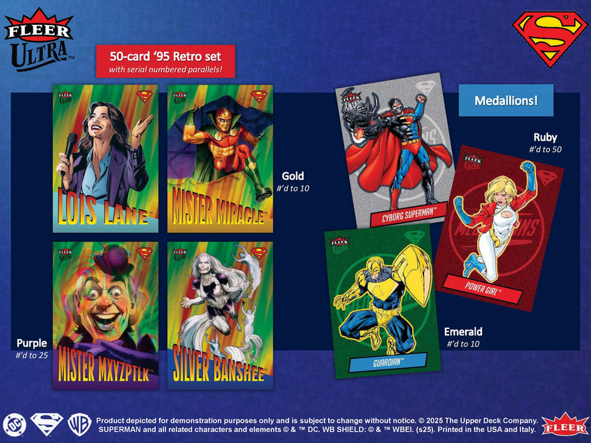 2025 Upper Deck Fleer Ultra Superman Hobby Box
