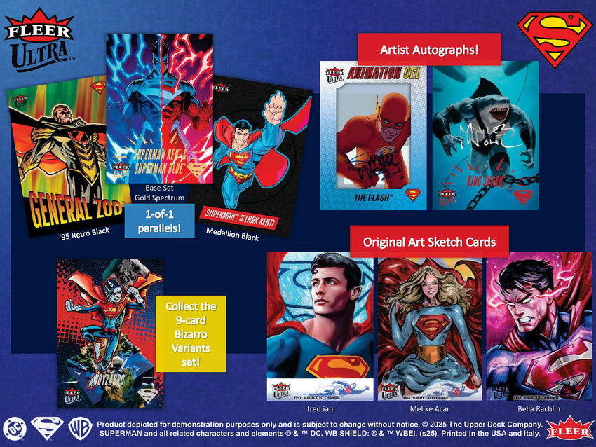 2025 Upper Deck Fleer Ultra Superman Hobby Box
