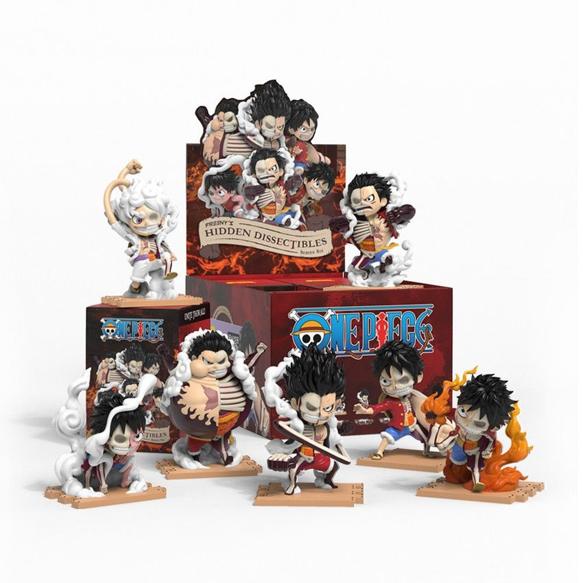 Luffyページ One Piece (Series 6) Luffy Gears Blind Box - Mighty Jaxx Hidden