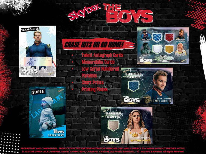 2025 Upper Deck The Boys Season 1 & 2 Hobby Box