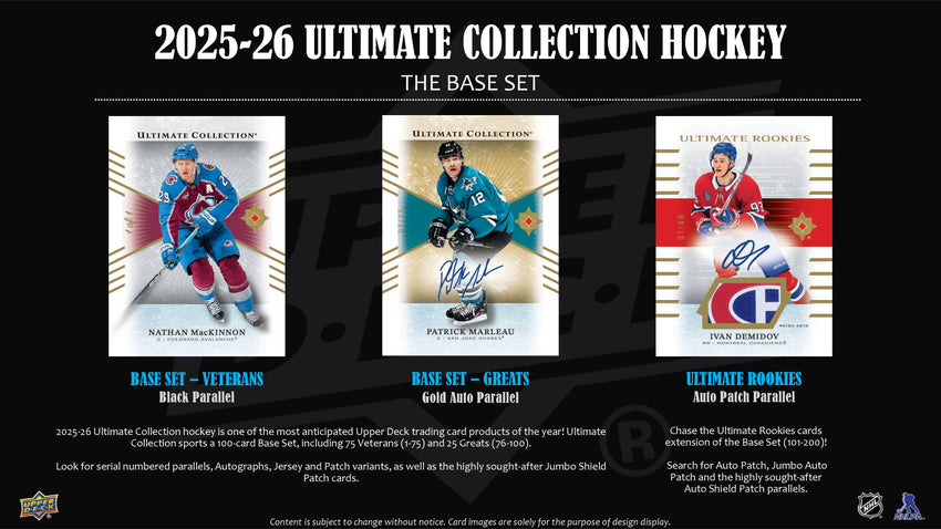 2025-26 Upper Deck Ultimate Collection Hockey Hobby Box (Pre Order)